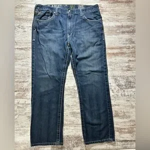 ARIAT M5 Slim Deadrun Men's Work Jeans - Comfortable, Durable Straight Leg Denim For Tough Jobs
